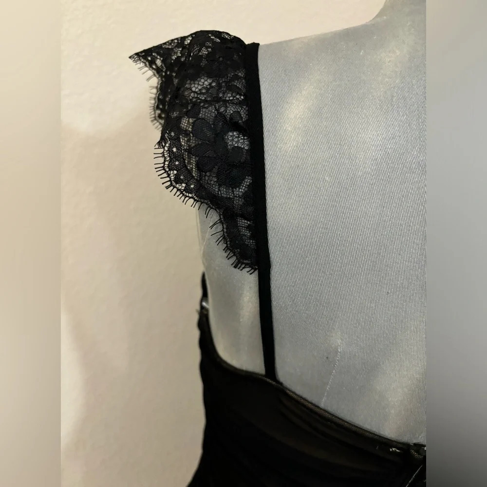 Privy Privately Privileged Mesh Overlay Bodycon Dress - Picture 12 of 13